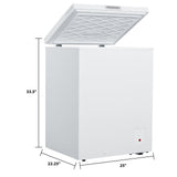 5.0 cu. ft. Chest Freezer - White / 5.0 cu. ft.