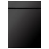 ZLINE 18 in. Dishwasher Panel in Stainless Steel with Modern Handle (DP-18) [Color: Blue Gloss]