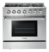 Thor Kitchen 36-inch Professional Liquid Propane Range - Hrg3618ulp