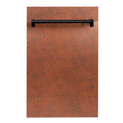 ZLINE 18 in. Dishwasher Panel with Traditional Handle (DP-18) [Color: Hand Hammered Copper]