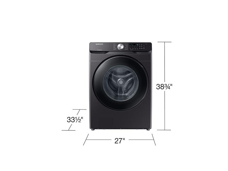 5.1 cu. ft. Extra-Large Capacity Smart Front Load Washer with Vibration Reduction Technology+ in Brushed Black