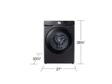 5.1 cu. ft. Extra-Large Capacity Smart Front Load Washer with Vibration Reduction Technology+ in Brushed Black