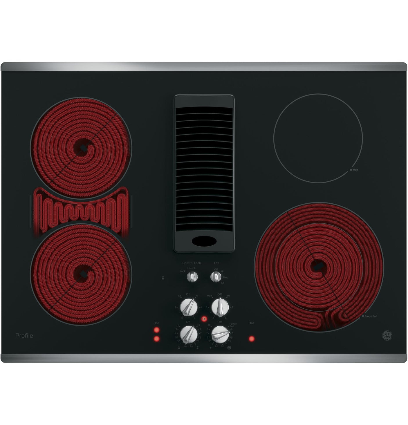 GE Profile™ 30" Downdraft Electric Cooktop