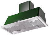 Majestic 48 Inch Emerald Green Wall Mount Convertible Range Hood