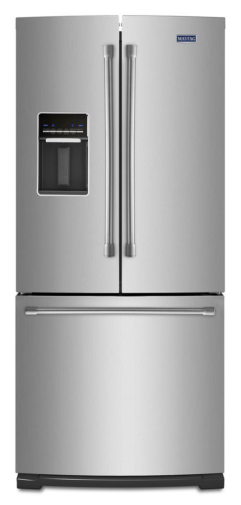 30-inch Wide French Door Refrigerator with External Water Dispenser- 20 cu. ft.