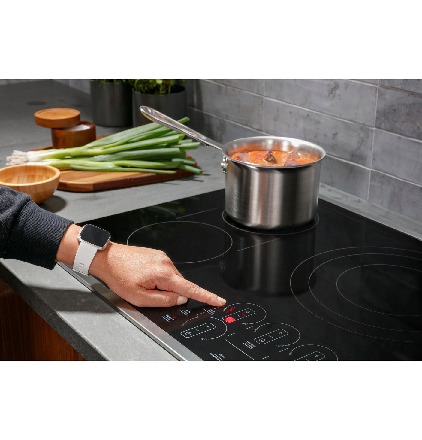 GE Profile™ 30" Built-In Touch Control Electric Cooktop