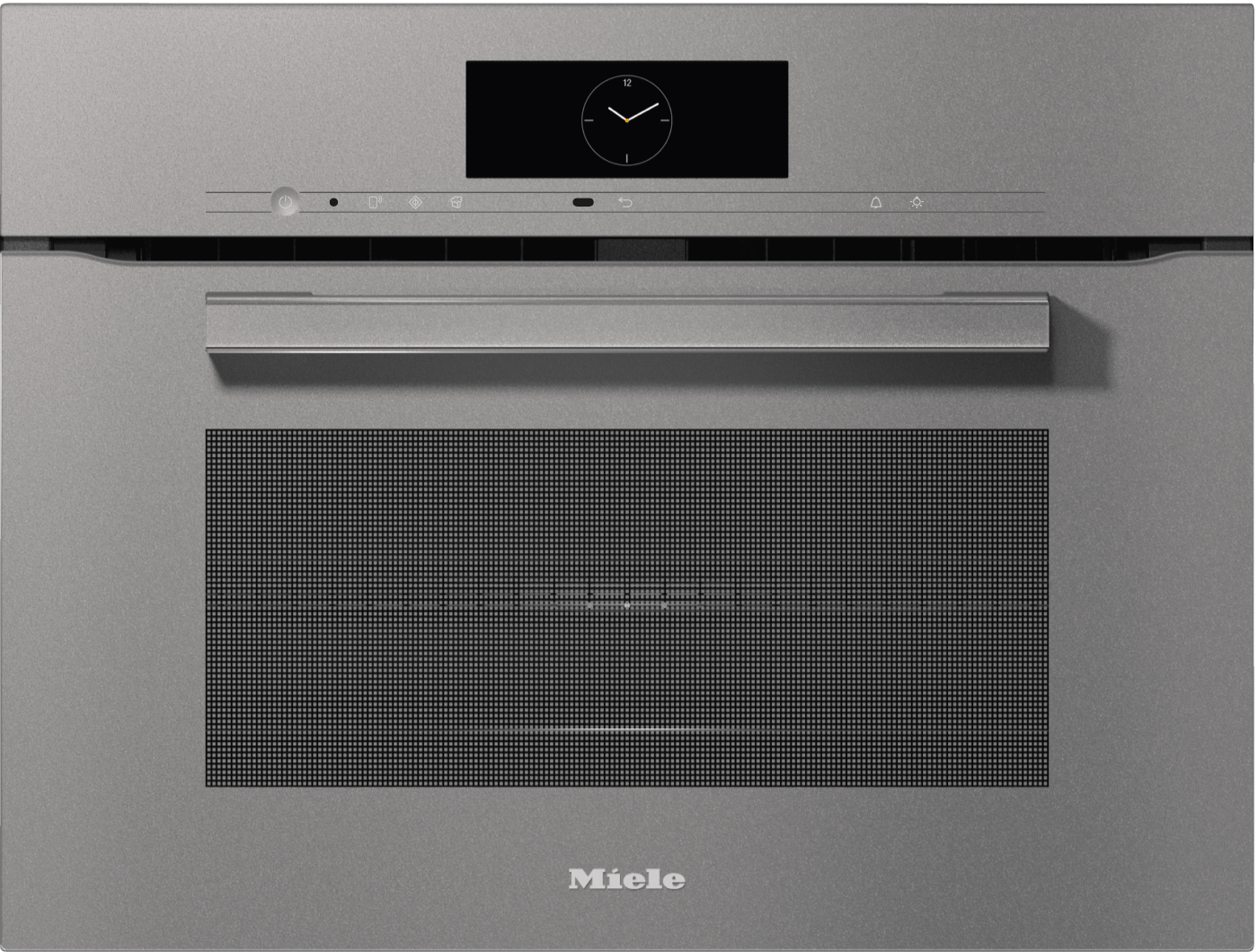 H 7840 BM AM - 24" compact speed oven in a perfectly combinable design with automatic programs and roast probe.