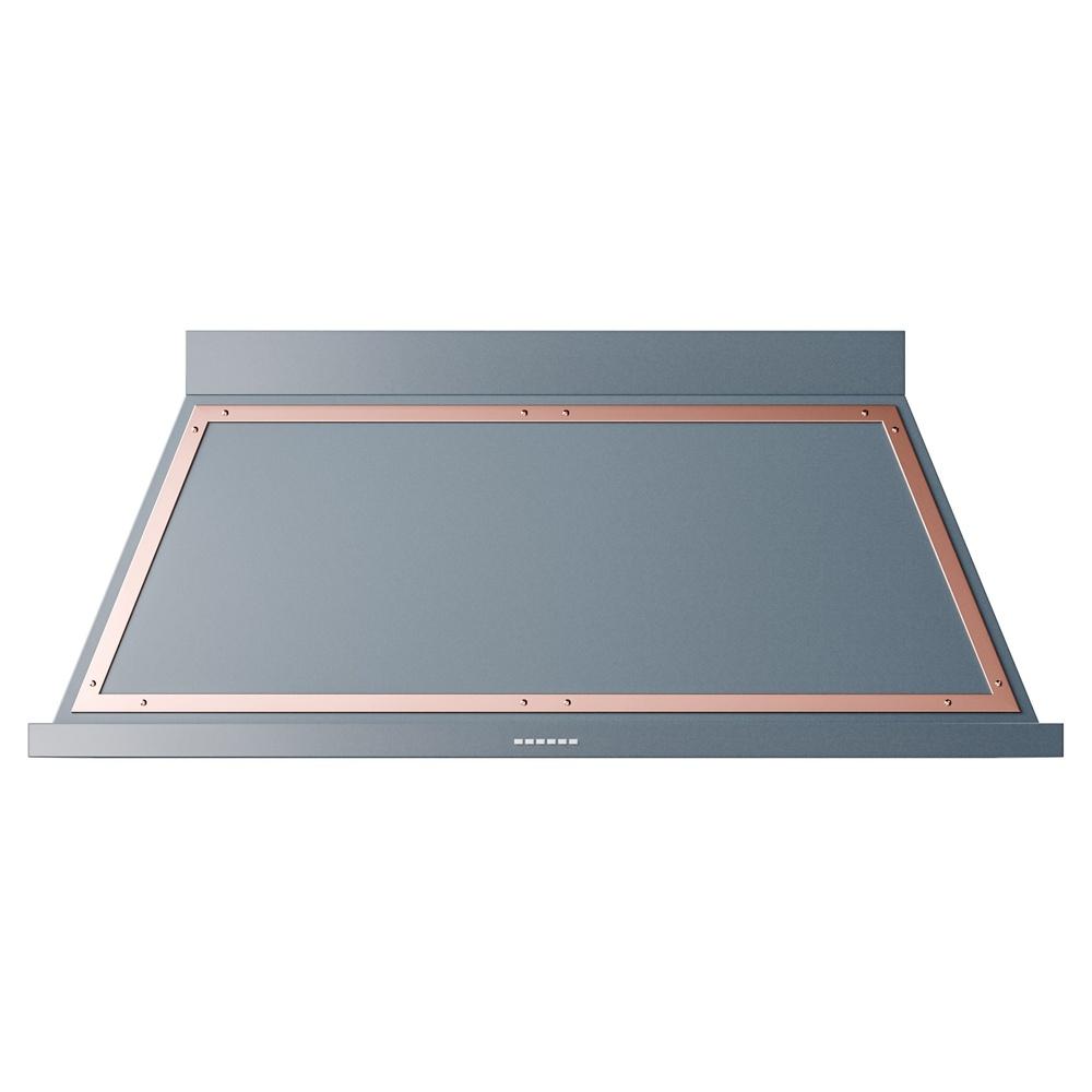 ILVE UANB60BGP Nostalgie Noblesse 60 inch Range Hood (Blue Grey, Copper)