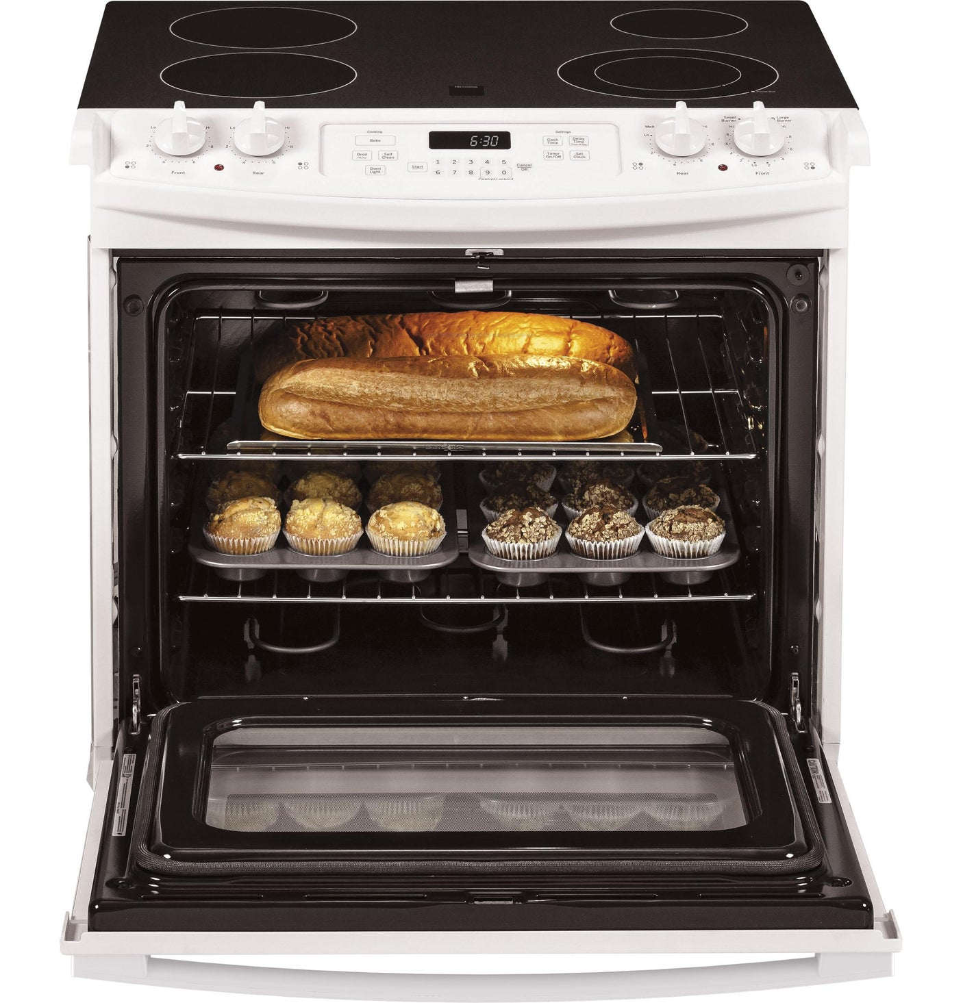 GE® 30" Drop-In Electric Range