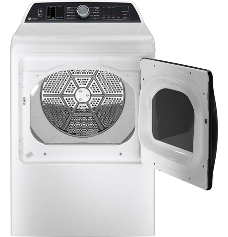 GE Profile™ ENERGY STAR® 7.4 cu. ft. Capacity Smart aluminized alloy drum Electric Dryer with Sanitize Cycle and Sensor Dry