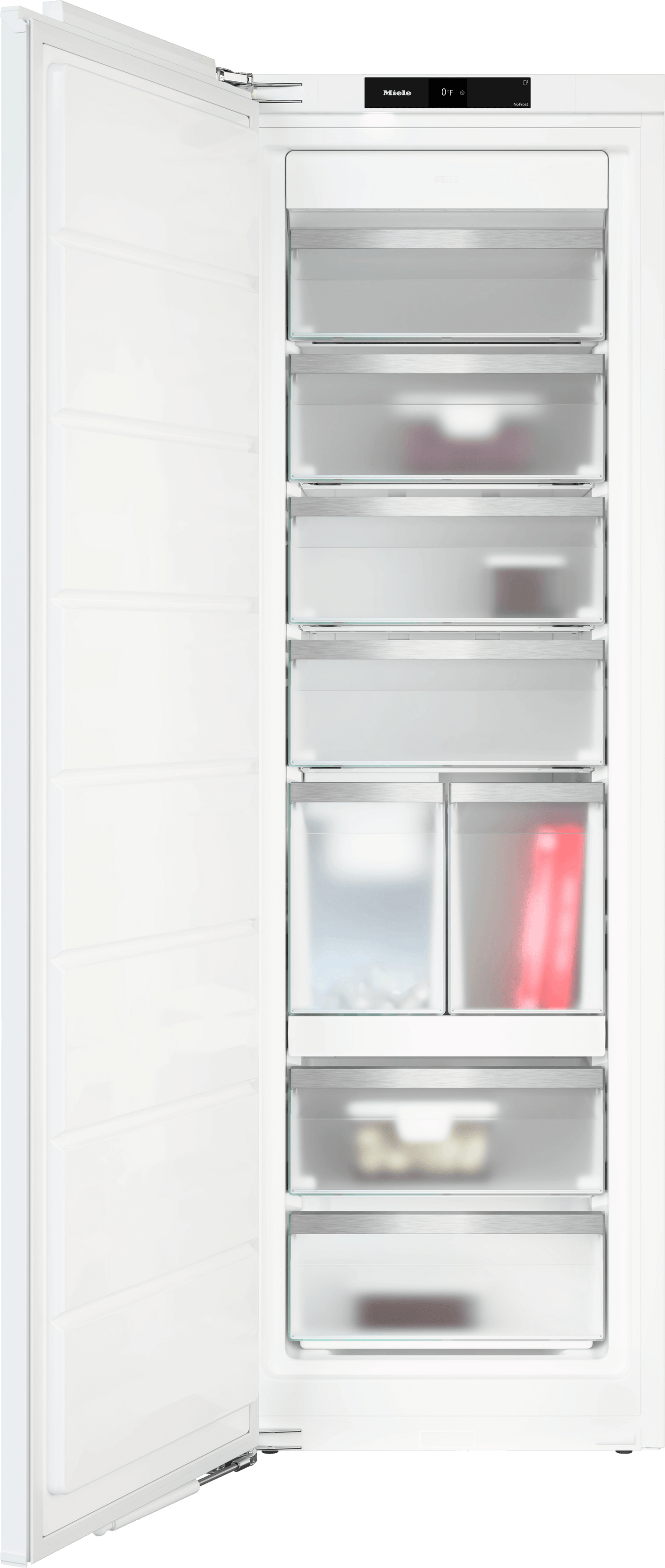 FNS 7794 E - PerfectCool freezer with NoFrost and 8 freezer drawers on telescopic runners for max. convenience.