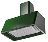 Nostalgie 30 Inch Emerald Green Wall Mount Convertible Range Hood