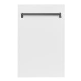 ZLINE 18 in. Dishwasher Panel with Traditional Handle (DP-18) [Color: Blue Gloss]