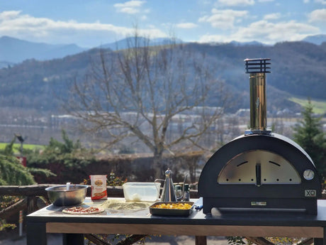 Tabletop 24" x 16" Wood Fired Pizza Oven SS