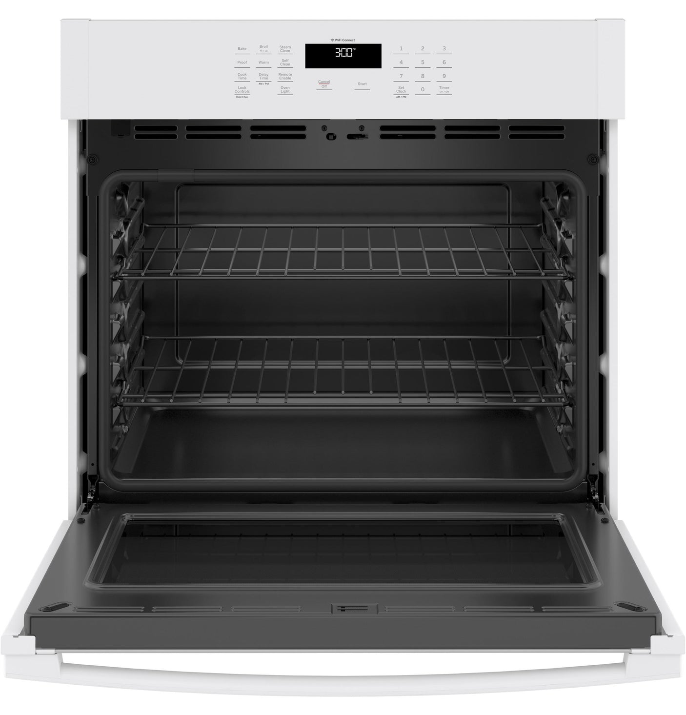 GE® 30" Smart Built-In Self-Clean Single Wall Oven with Never-Scrub Racks