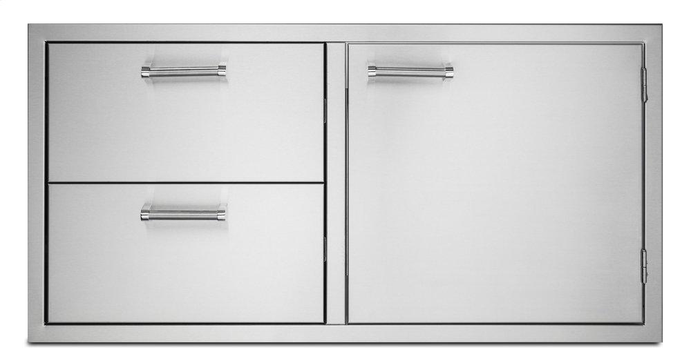 42" Double Drawer and Access Door Combo - VOADDR5421SS