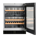 Built-under multi-temperature wine fridge