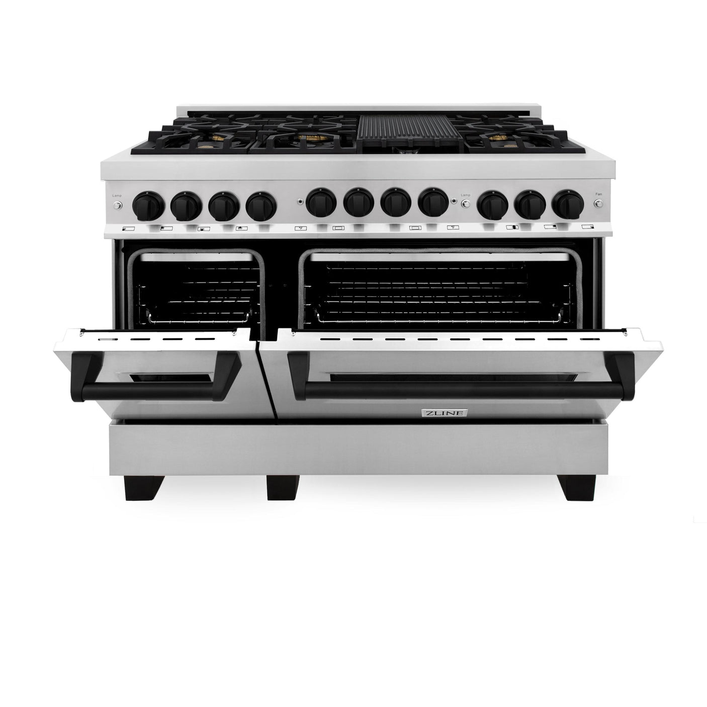 ZLINE Autograph Edition 48" 6.0 cu. ft. Range with Gas Stove and Gas Oven in Stainless Steel with Accents (RGZ-48) [Color: Gold]