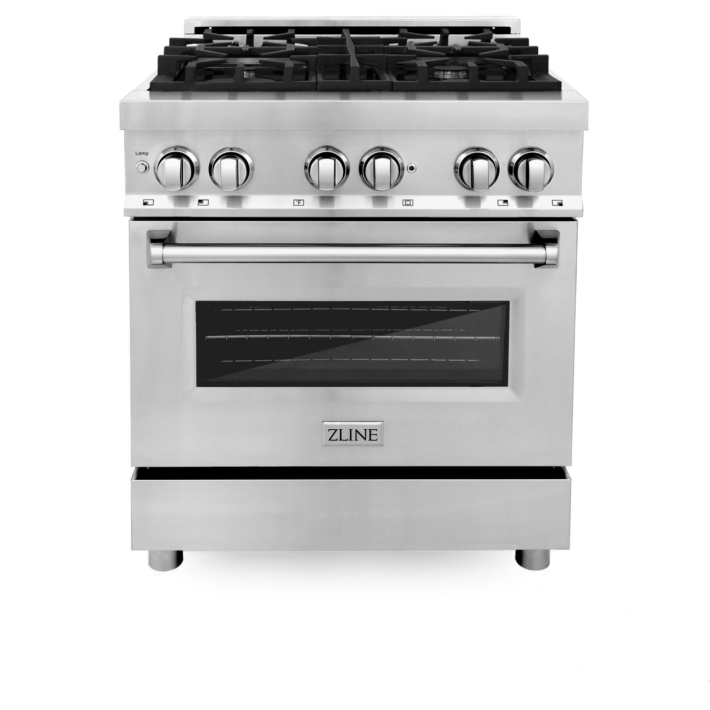 ZLINE 30 in. Dual Fuel Range with Gas Stove and Electric Oven in Stainless Steel (RA30) [Color: Stainless Steel]