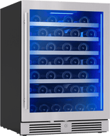 Presrv Wine Cooler, 24in UC, SS+Gls, Rvs Door, 1Z