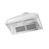 ZLINE Ducted Island Mount Range Hood Insert in Stainless Steel (824i)