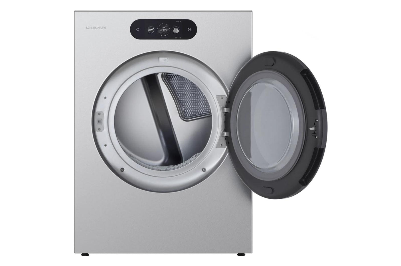 LG SIGNATURE 9.0 cu. ft. Mega Capacity Smart Front Load Gas Dryer with Built-In Intelligence, TurboSteam® and Touch LCD Control