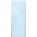 Approx 24" 50'S Style Refrigerator with ice compartment, Pastel blue, Left hand hinge