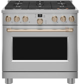 Café™ 36" Smart Dual-Fuel Commercial-Style Range with 6 Burners (Natural Gas)