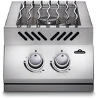 Built-in 500 Series Inline Dual Range Top Burner with Stainless Steel Cover , Propane, Stainless Steel