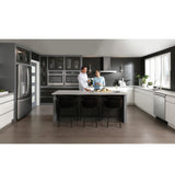 GE Profile™ ENERGY STAR® 22.1 Cu. Ft. Counter-Depth Fingerprint Resistant French-Door Refrigerator with Hands-Free AutoFill