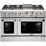 48" Gas Convection Range with 6 Sealed Burners 19K BTU + 12" Griddle