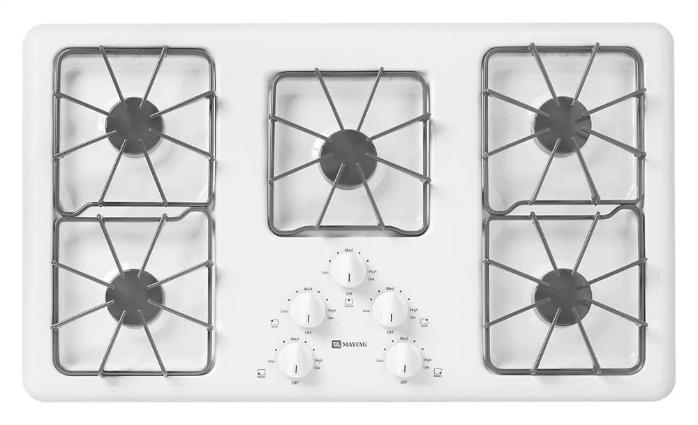 36-inch Wide Gas Cooktop with Two Power Cook Burners