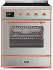 Majestic II 30 Inch Electric Freestanding Range in Stainless Steel with Copper Trim