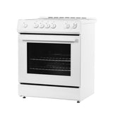 Danby 30"" Slide in Smooth Top Electric Range with Knob Controls in White