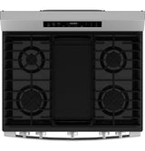 GE® 30" Free-Standing Gas Convection Range with No Preheat Air Fry and EasyWash™ Oven Tray