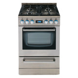 Avanti ELITE Series 24" Gas Range Oven - Stainless Steel / 2.6 cu. ft.