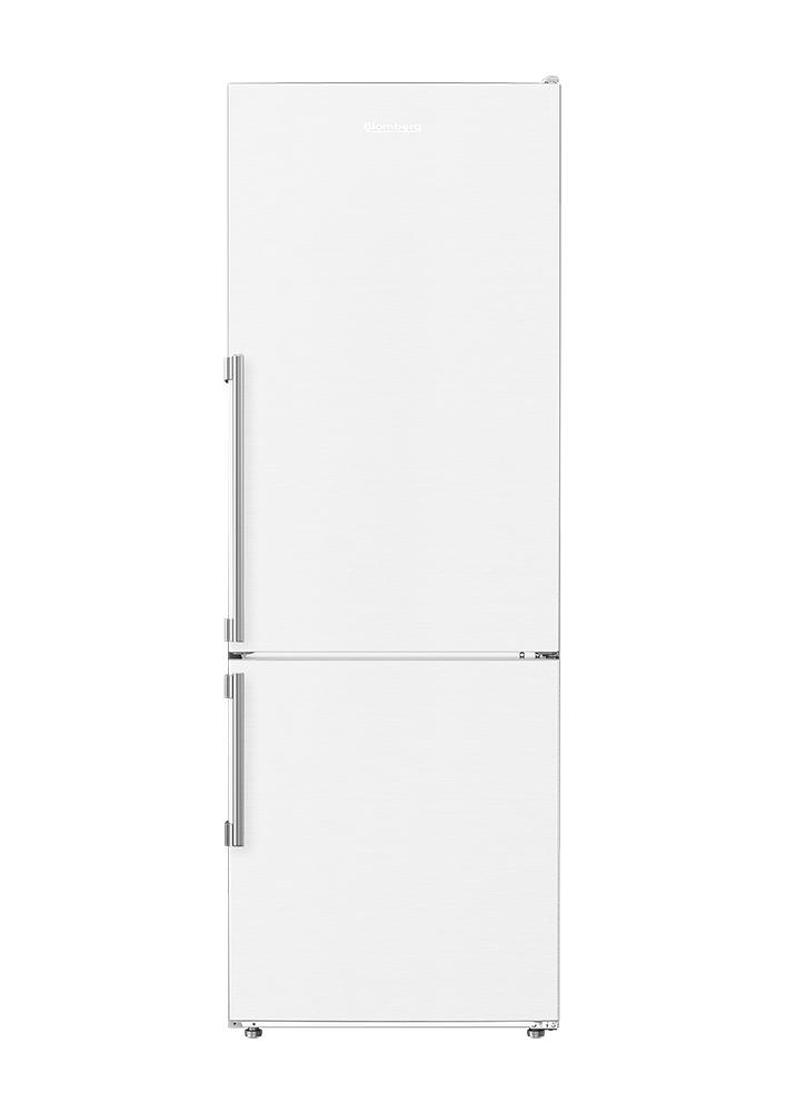 24in Counter Depth 11.43 cuft bottom freezer fridge with full frost free, white