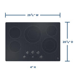 GE® 30" Built-In knob Control Electric Cooktop