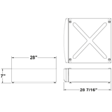 GE® Laundry 7" RightHeight™ Riser