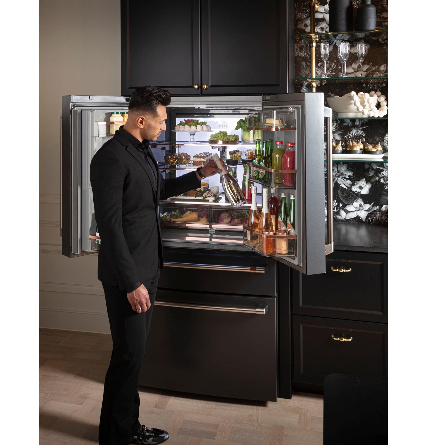 Café™ ENERGY STAR® 27.8 Cu. Ft. Smart 4-Door French-Door Refrigerator