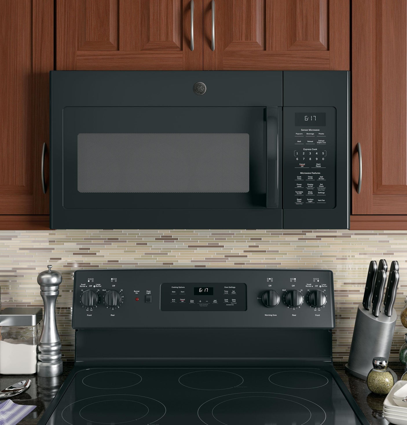 GE® 1.7 Cu. Ft. Over-the-Range Sensor Microwave Oven