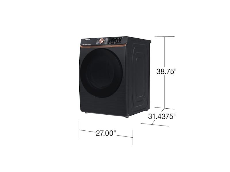 7.5 cu. ft. Smart Electric Dryer with Steam Sanitize+ and Sensor Dry in Brushed Black