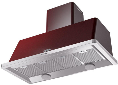 Majestic 48 Inch Burgundy Wall Mount Convertible Range Hood