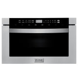 ZLINE 24 in. 1.2 cu. ft. Built-in Microwave Drawer with Color Options (MWD-1) [Color: Stainless Steel]