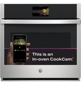 GE Profile™ 30" Smart Built-In Convection Single Wall Oven with In-Oven Camera and No Preheat Air Fry