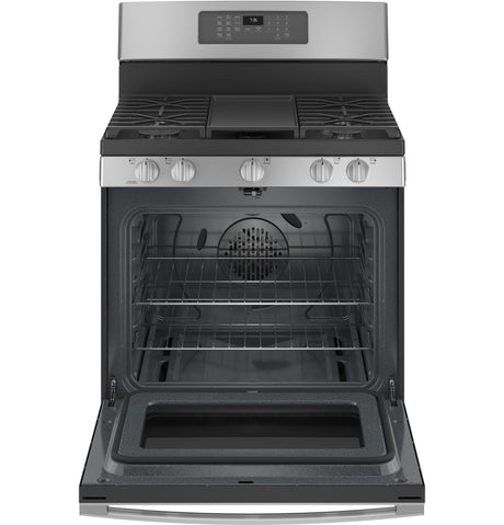 GE® 30" Free-Standing Gas Convection Range with No Preheat Air Fry