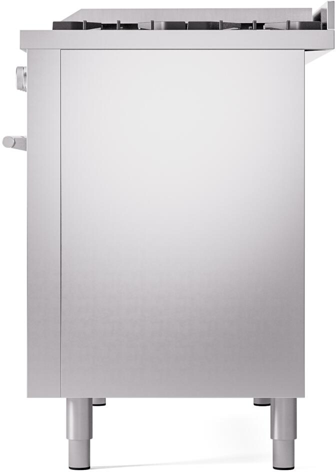 Professional Plus II 48 Inch Dual Fuel Liquid Propane Freestanding Range in Stainless Steel with Trim