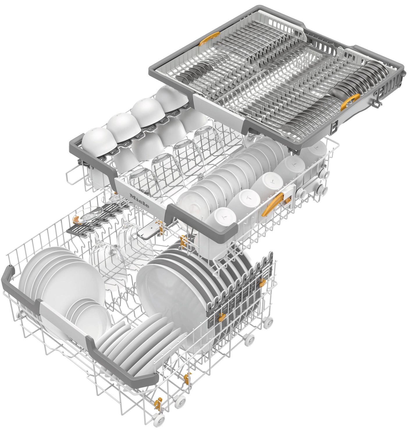 G 7106 SCU XXL - Built-under dishwasher with 3D MultiFlex Tray for maximum convenience.