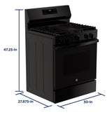 GE® 30" Free-Standing Gas Range with Crisp Mode