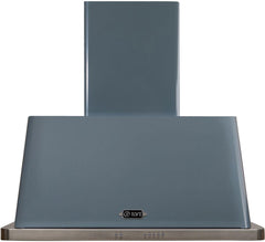 Majestic 36 Inch Blue Grey Wall Mount Convertible Range Hood